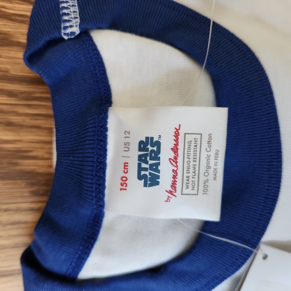 Hanna Andersson R2 D2 Glow in the Dark Long Pajamas - NWT - Picture 3 of 4